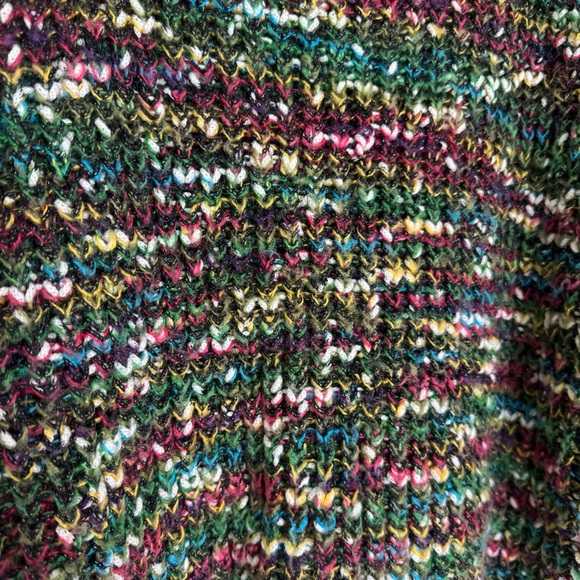 Colorful Cropped Code x Mode Angora Blend Sweater - Picture 8 of 10